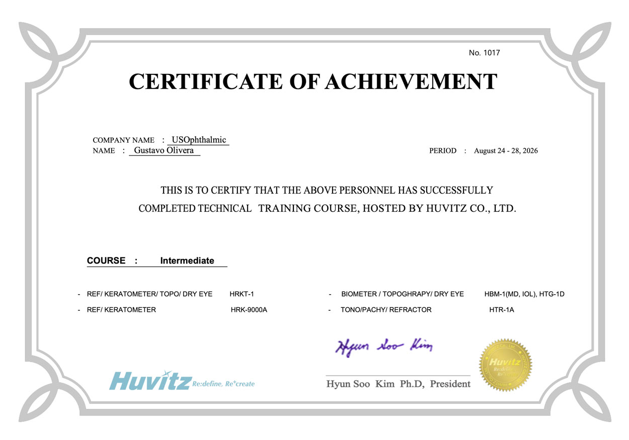 Certificação de Gustavo Oliveira
