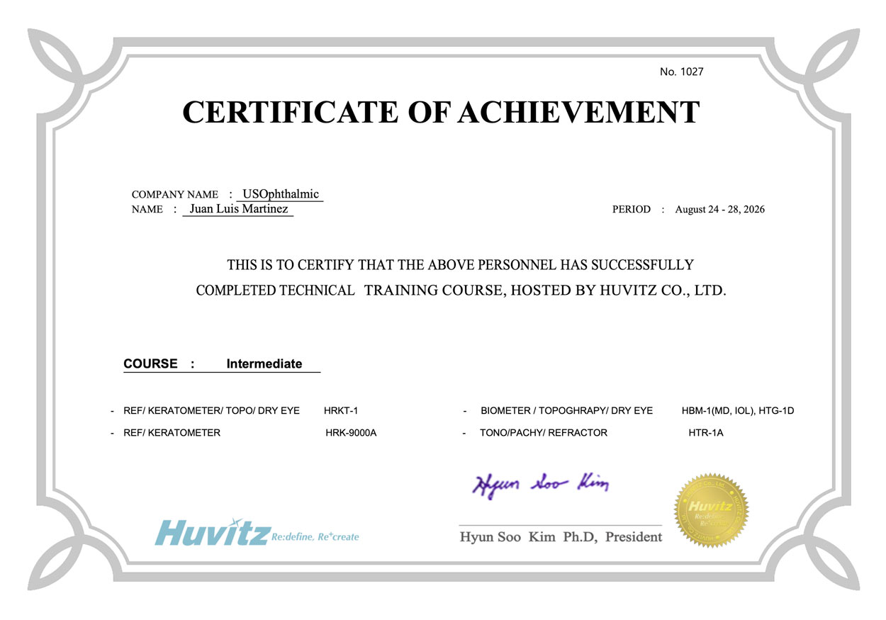Certificação de Juan Luis Martinez