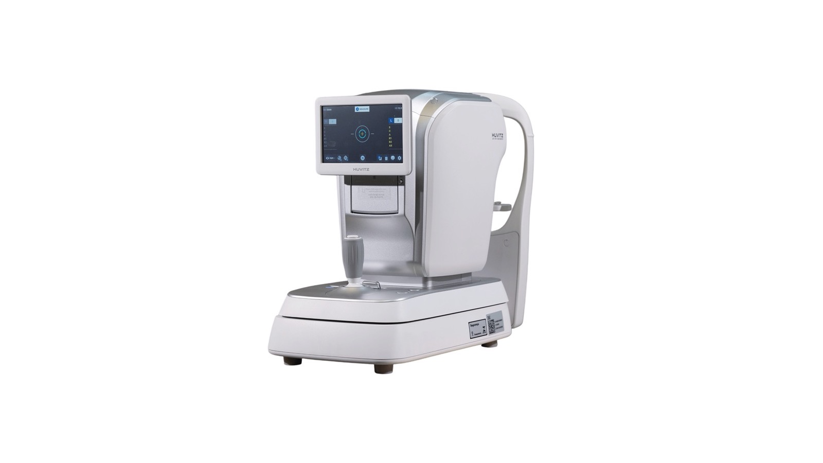 Auto refrator ceratômetro Huvitz HRK-8100A, um dos quatro modelos comparados neste guia
